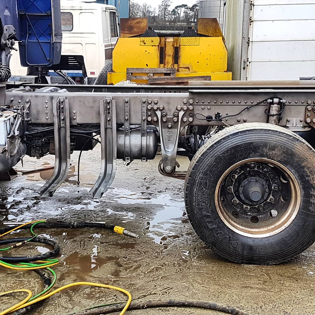 Scania r620 wagon chassis EnviroBlasting Dust free wet blasting system